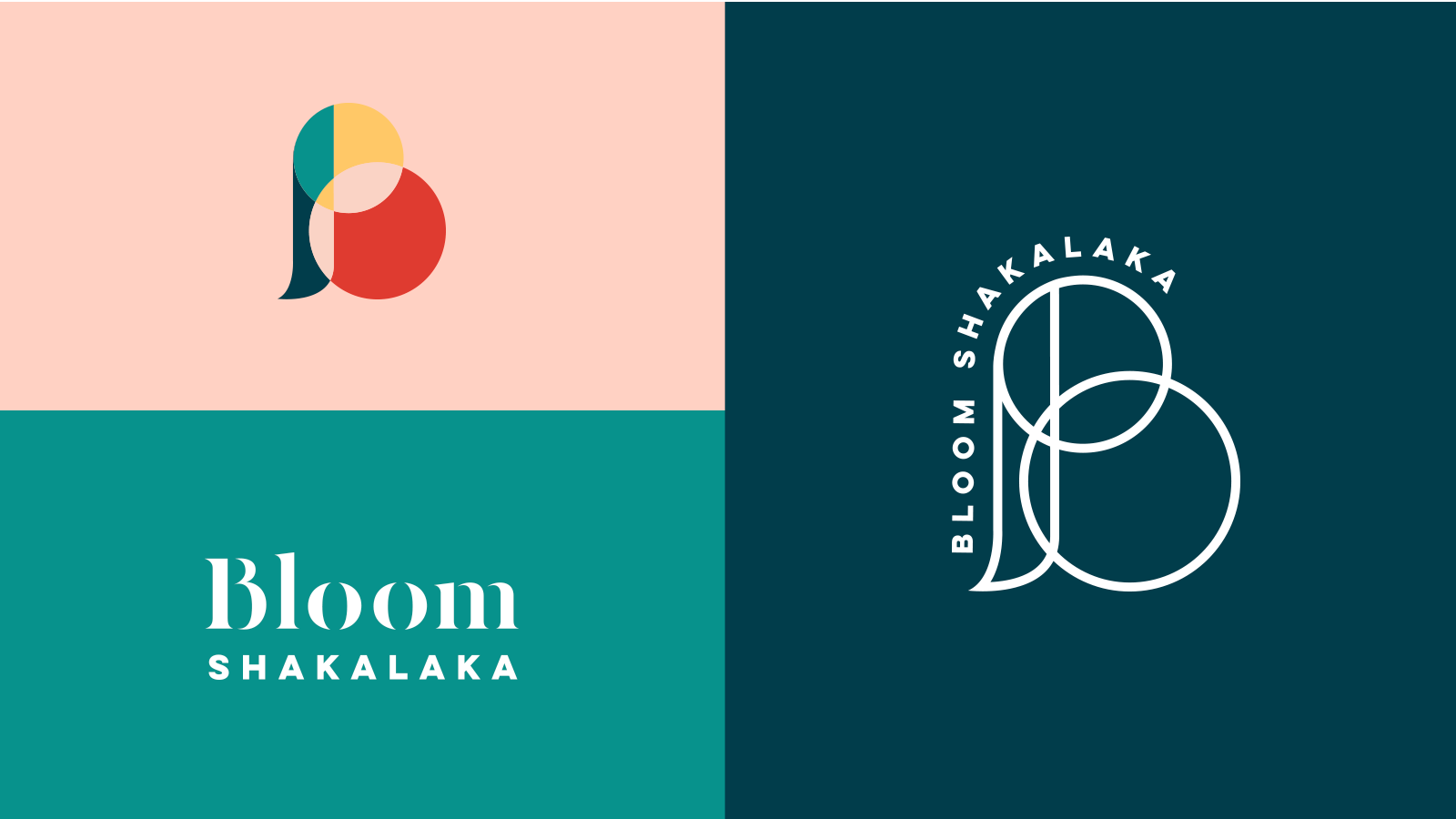 Final Bloom Shakalaka logo variations.