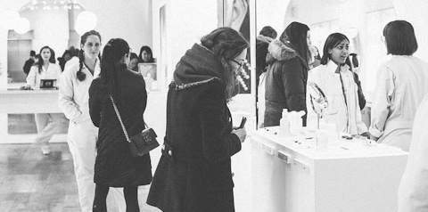 A group of women shopping