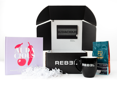 an inside look at the contents of the Rebel Box